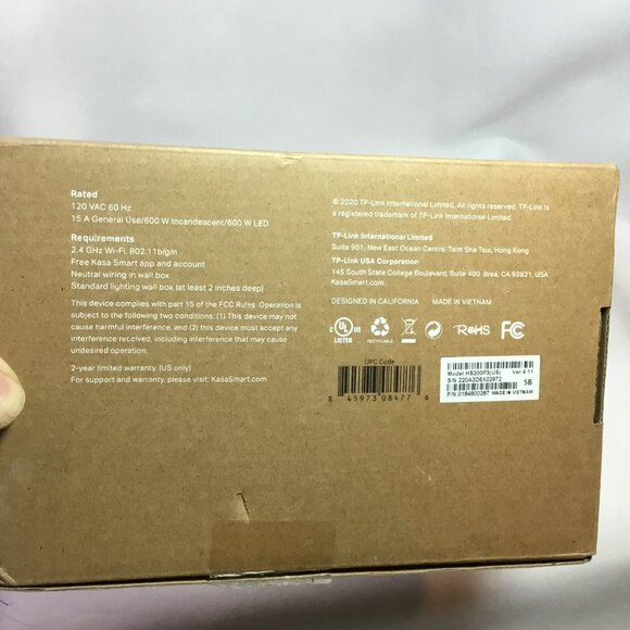 Kasa Smart Light Switch Single Pole 3-Pack with Dimmer HS220 - Picture 2 of 4